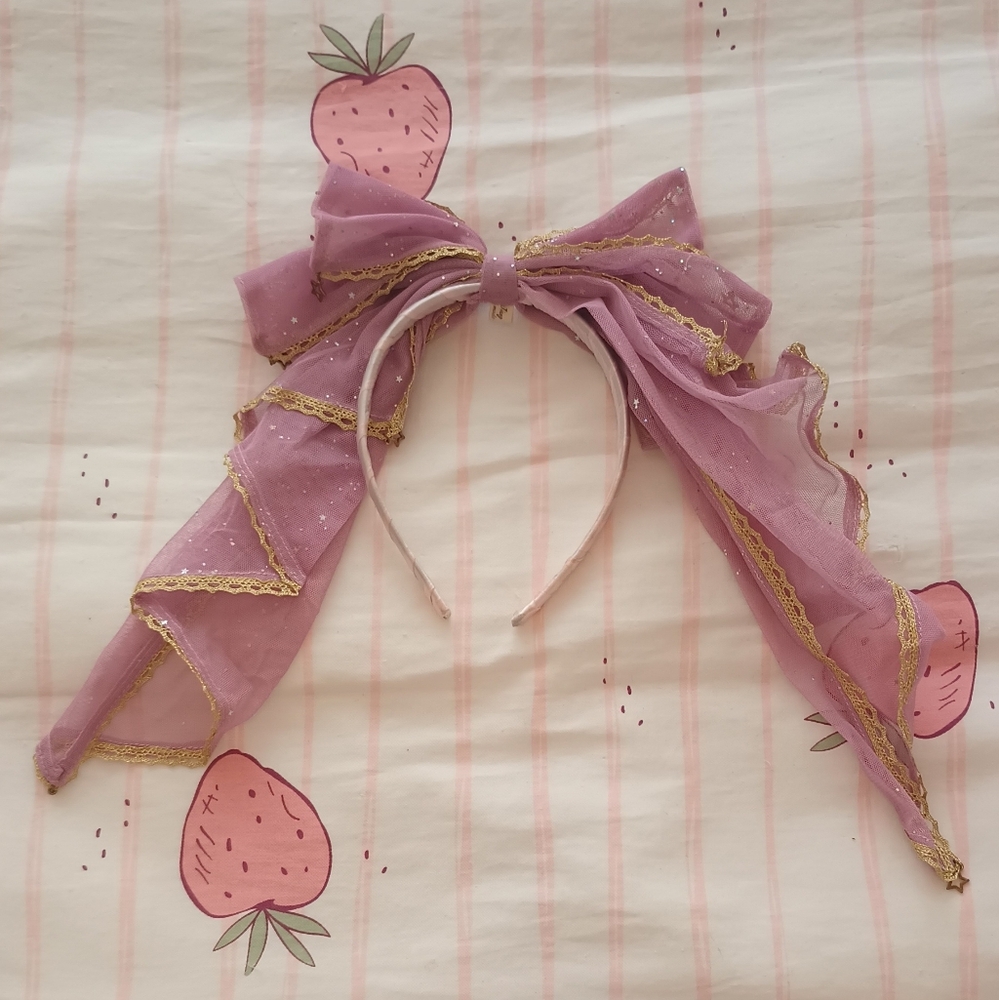 Big purple lolita bow